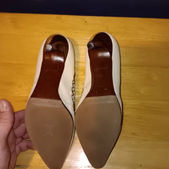 Louis Vuitton Rare Leather Heels Size 35
